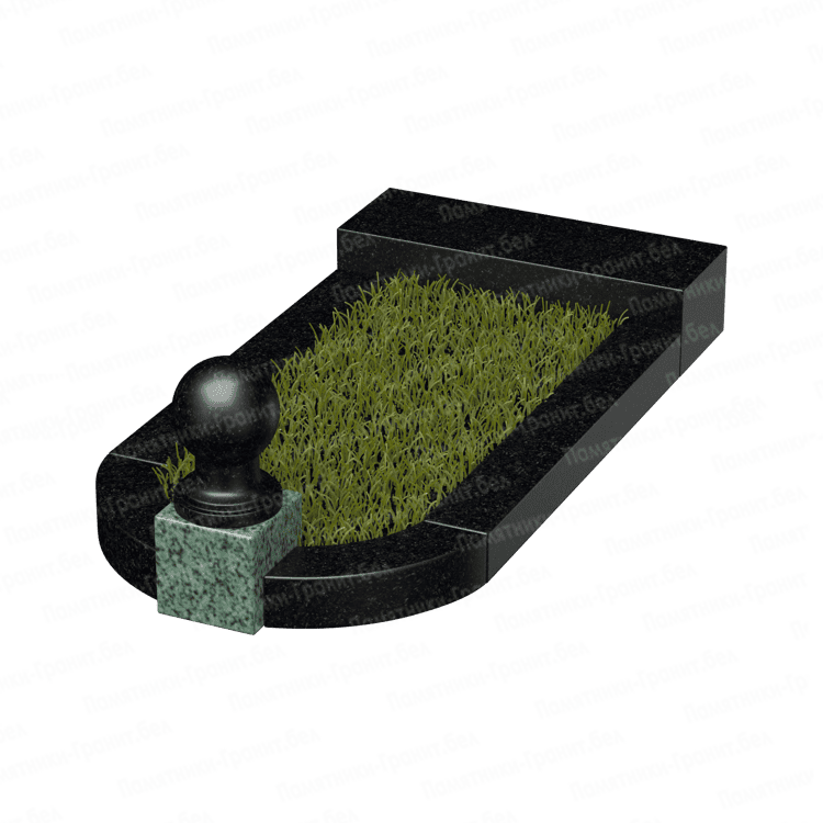 Гранитный цветник в Большая-Берестовица